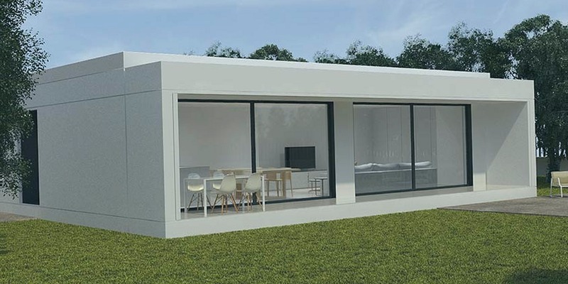 Diseños contemporáneos con alto aislamiento térmico en casas prefabricadas en León